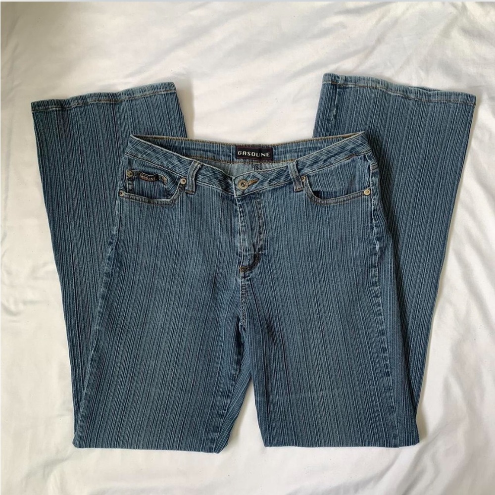 Vintage Mid Rise Flare Jeans